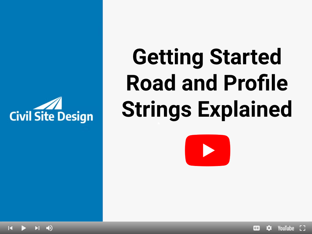 Getting Started | Road and Profile Strings Explained